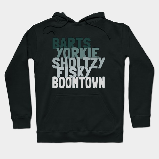 Barts yorkie sholtzy fisky boomtown Hoodie by DisenyosDeMike